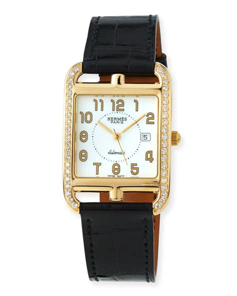 gold hermes cape cod watch|Hermes cape watch.